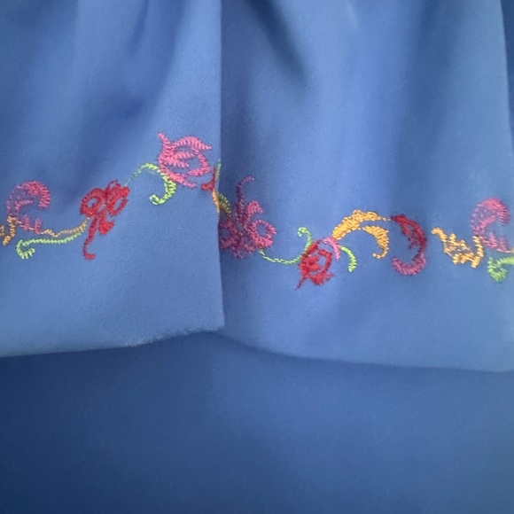 Caroline Constas Blue Ruffled One Piece Swimsuit - Picture 5 of 7